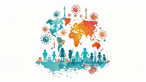 immunisation graphic background