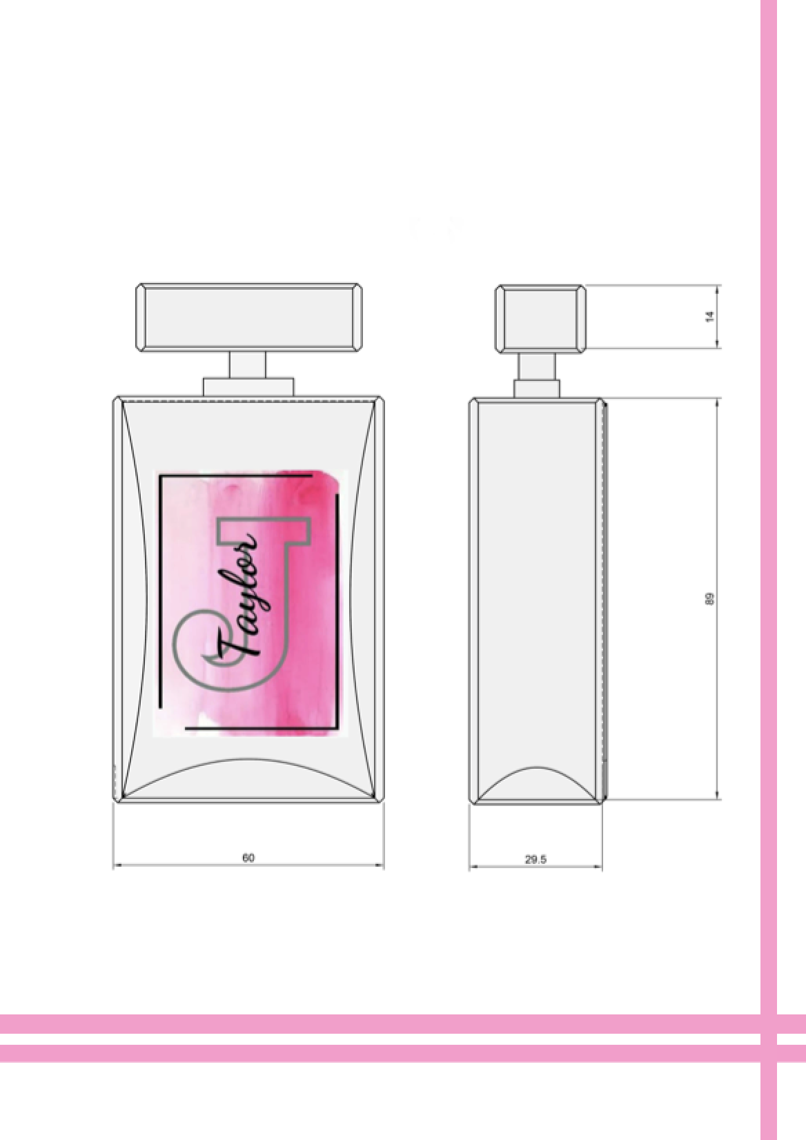 Taylor perfume bottle